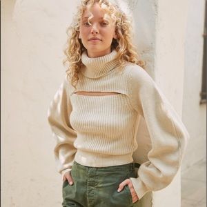 Free People Ariel Turtleneck Pullover
